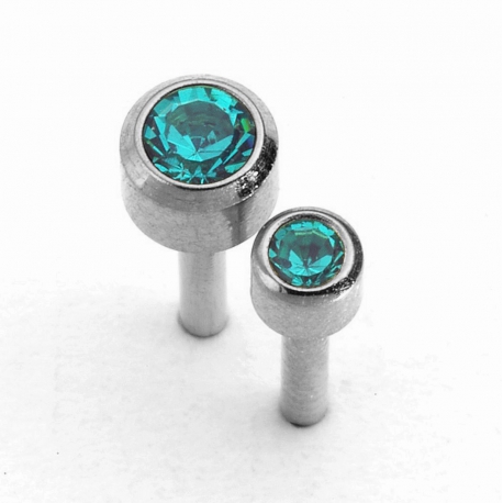 Guľaté s aquamarínom