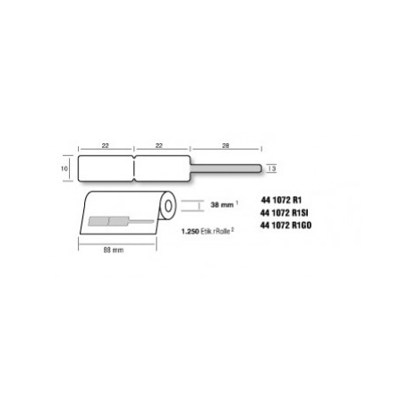 Etiketa lepiaca 441072 X1 