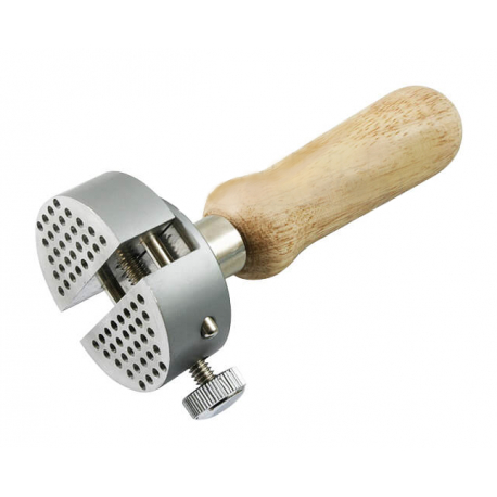 Rúčka s hliníkovým zverákom