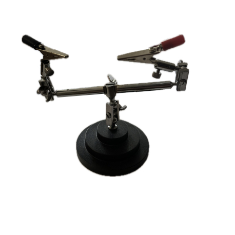 Spájkovacia pomôcka 2x tretia ruka na ťažkej základni