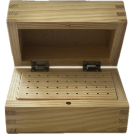 Drevený držiak na frézy 36ks