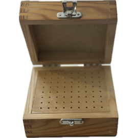 Drevený držiak na frézy a vrtáky - 72ks